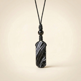 Obsidian Necklace- Nature