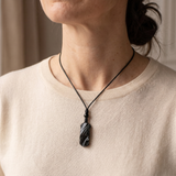Obsidian Necklace- Nature