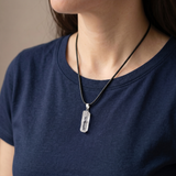 Clear Quartz Necklace - Natural Clear Stone