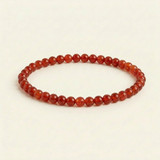 Carnelian Bracelet - Pearls