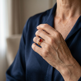 Carnelian Ring - Heart Shape