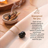 Tourmaline Necklace - Raw Stone in Silver with Gold Plating