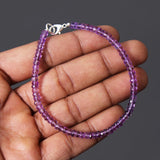 Amethyst Bracelet - Faceted Beads