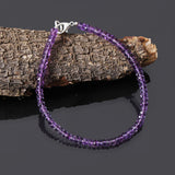 Amethyst Bracelet - Faceted Beads