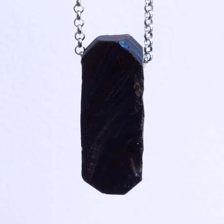 Obsidian Necklace - Raw Obsidian