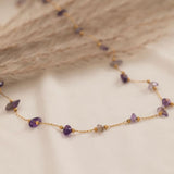 Amethyst Set - Necklace & Bracelet