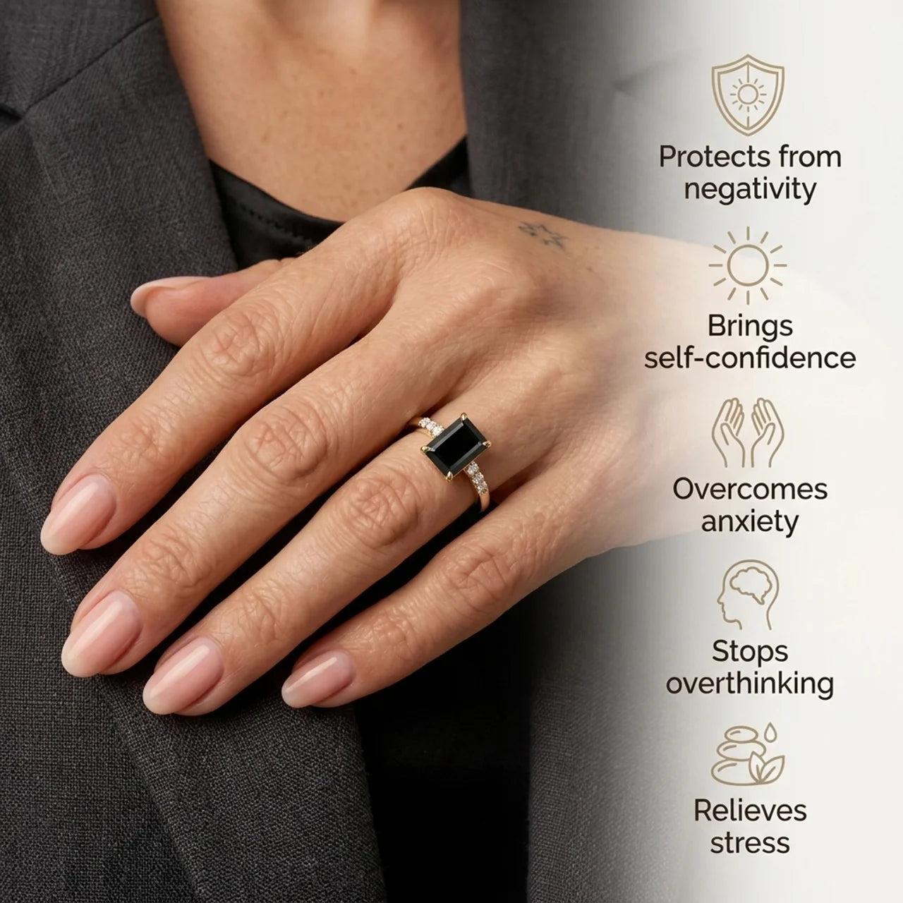 Obsidian Ring - Veil
