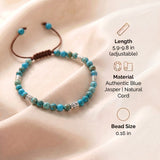 Tibetan Energy Bracelet - Blue Jasper