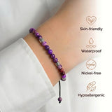 Tibetan Energy Bracelet - Purple Jasper