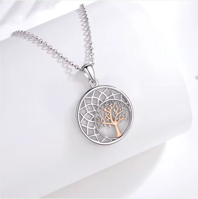 Tree of Life Dreamcatcher Necklace