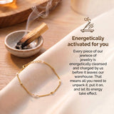 Moonstone Bracelet - Silver with Gold Plating