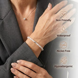 Moonstone Bracelet - Natural Pearls