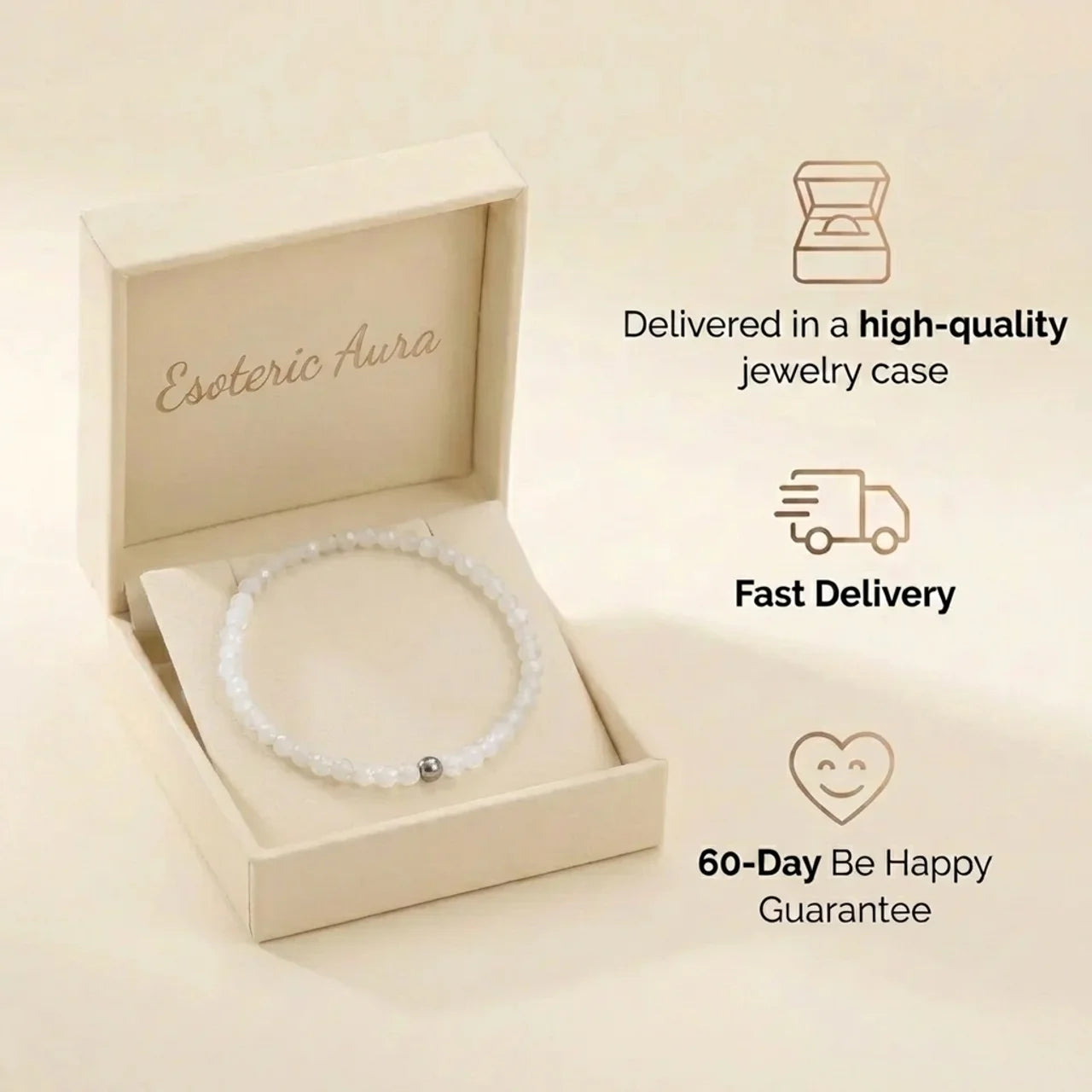 Moonstone Bracelet - Natural Pearls