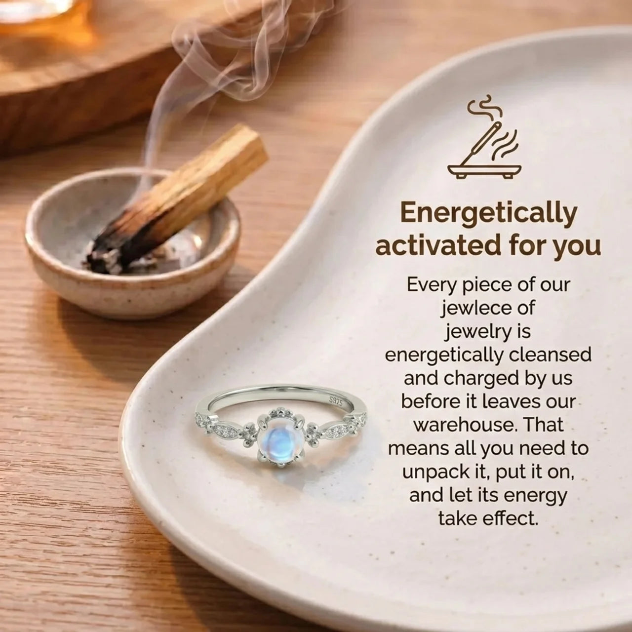 Moonstone Ring - Elegance