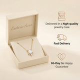 Moonstone Necklace - Pendant with Crystals