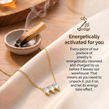 Moonstone Necklace - Triple Pendant