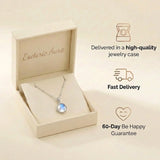 Moonstone Necklace - Round Cut Pendant