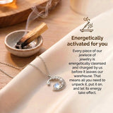 Moonstone Necklace - Moon Pendant