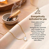 Moonstone Necklace - Delicate Natural Pendant
