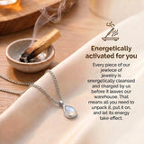 Moonstone Necklace - Silver