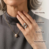 Moonstone Ring - Delicate