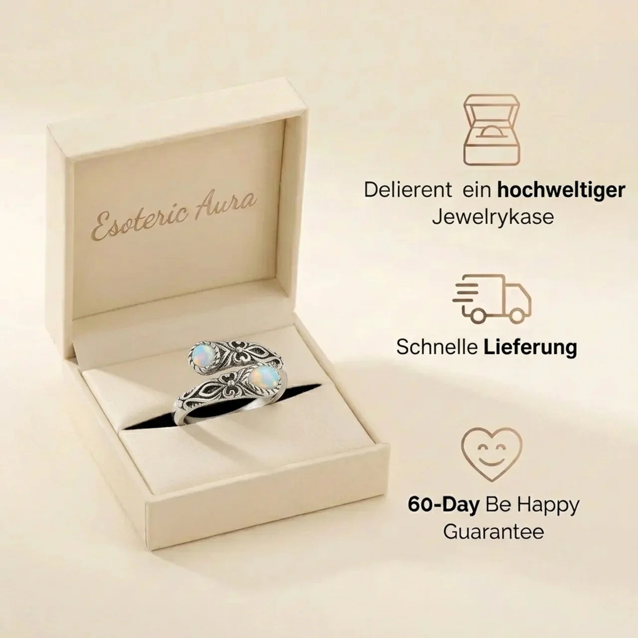 Moonstone Ring - Delicate