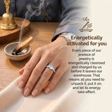 Moonstone Ring - Double Moon