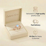 Moonstone Ring - Double Moon