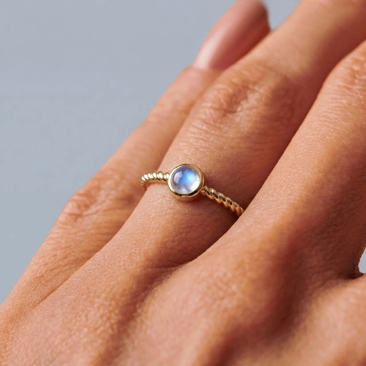 Moonstone Ring - Eye