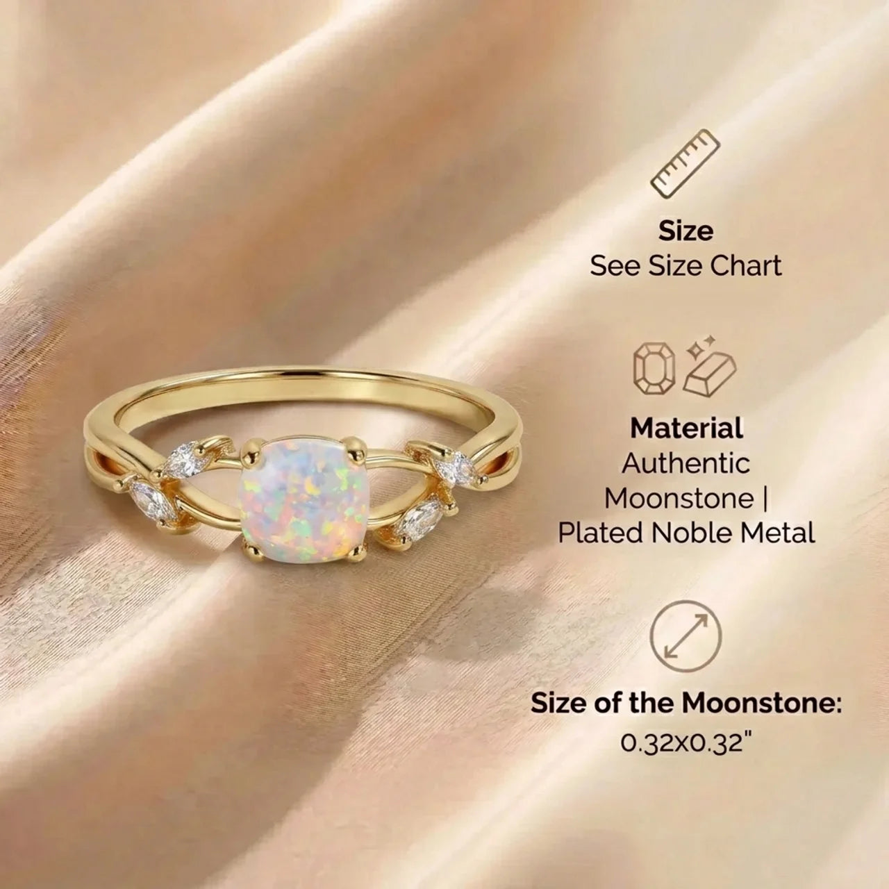 Moonstone Ring - Grow