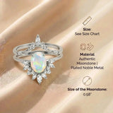 Moonstone Ring - Queen