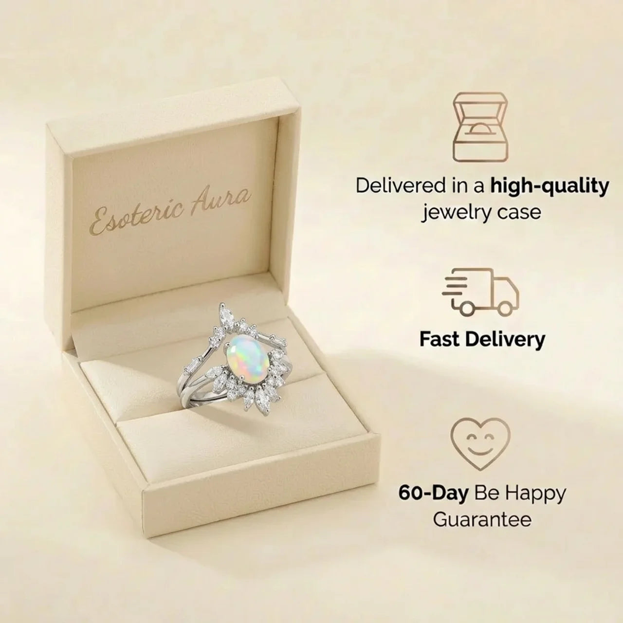 Moonstone Ring - Queen