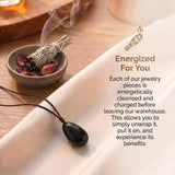 Obsidian Necklace - Nature Pendant