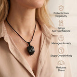 Obsidian Necklace - Nature Pendant