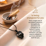Obsidian Necklace - Nature Pendant
