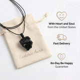 Obsidian Necklace - Nature Pendant