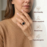 Obsidian Ring - Vintage