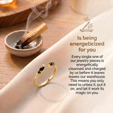 Obsidian Ring - Adjustable