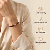 Ruby Bracelet - Faceted Pearls