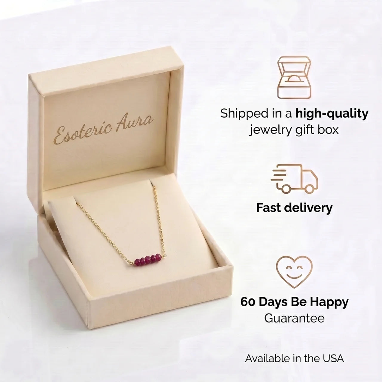 Ruby Bracelet - Delicate Pearls