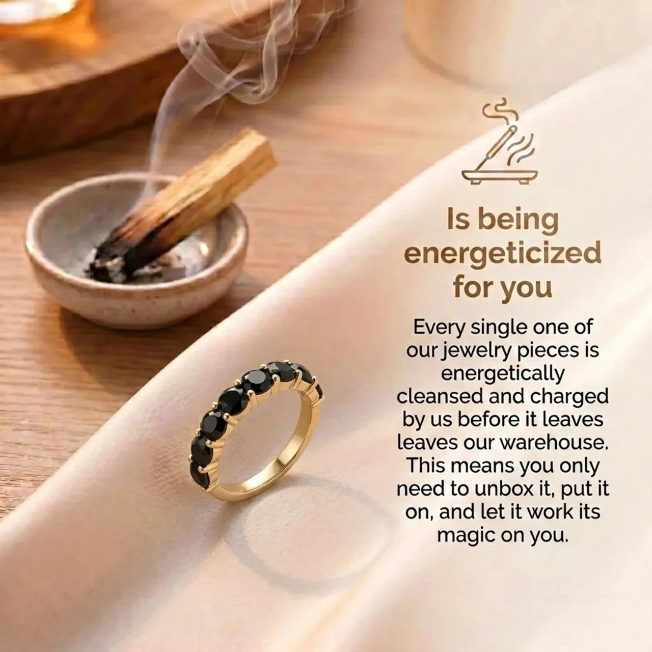 Obsidian Ring - Celestial