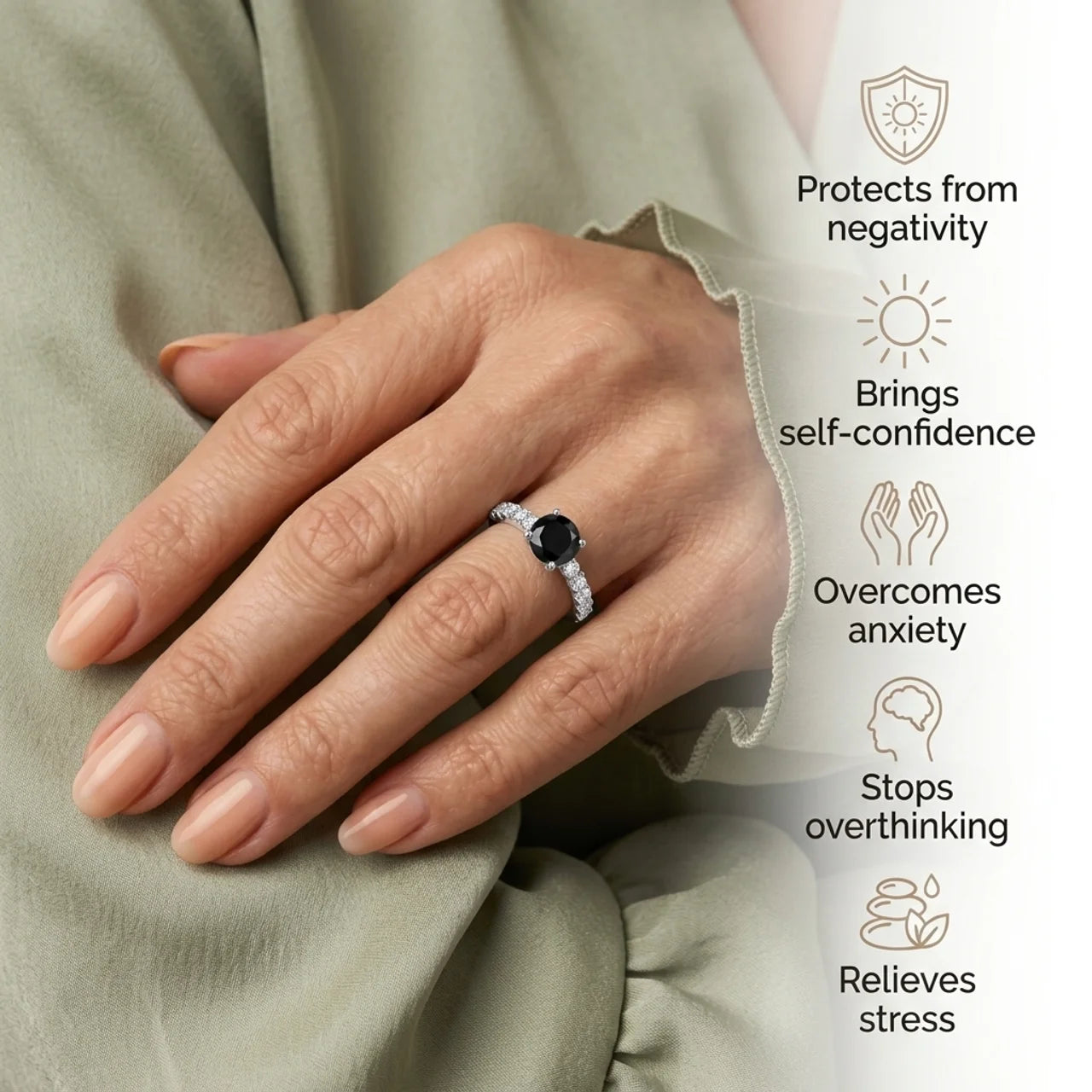 Obsidian Ring - Equinox