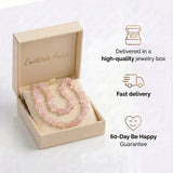 Rose Quartz Necklace - Natural Stones