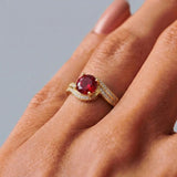 Ruby Ring - Golden Princess
