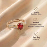 Ruby Ring - Golden Princess