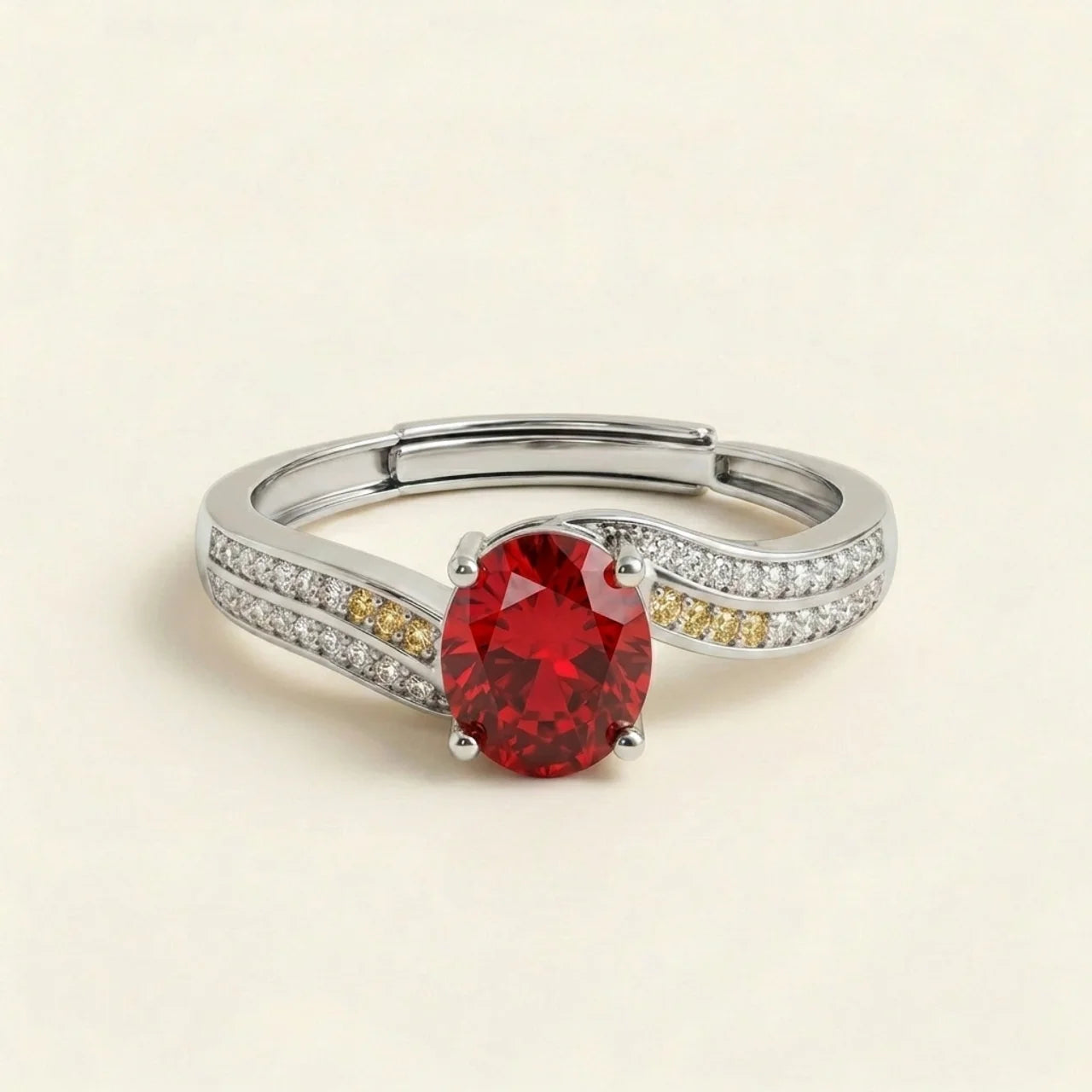 Ruby Ring - Golden Princess