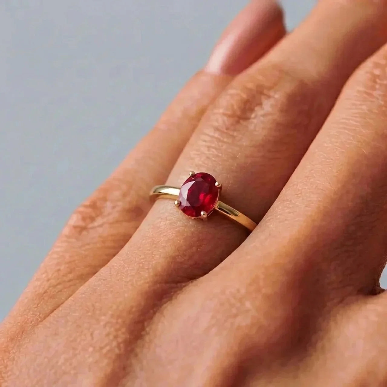 Ruby Ring - Simple Beauty
