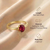 Ruby Ring - Simple Beauty
