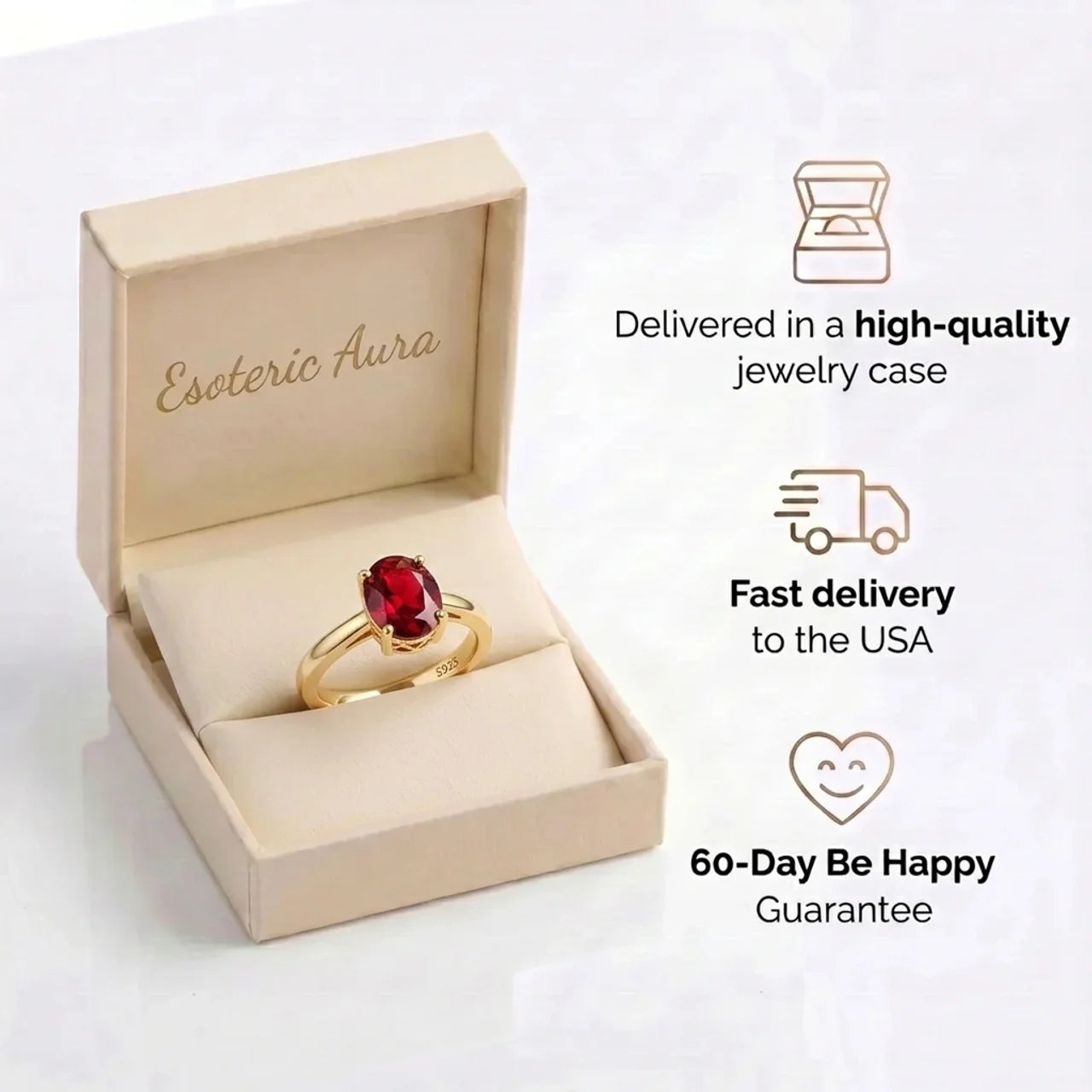 Ruby Ring - Simple Beauty