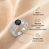 Obsidian Ring - Star